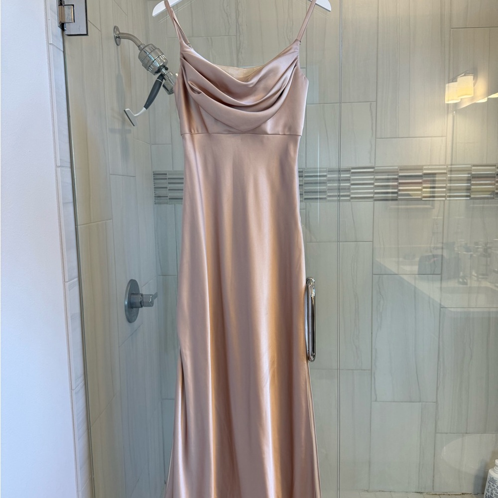 Revelry Skye Satin Dress, 703